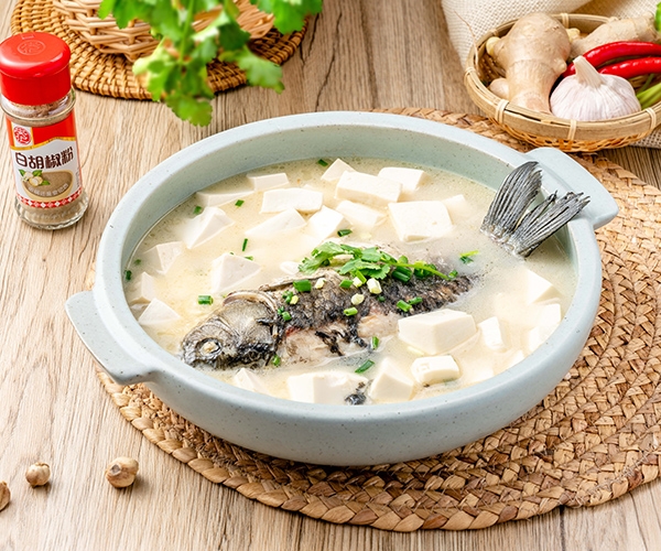 White Pepper Crucian Carp Soup